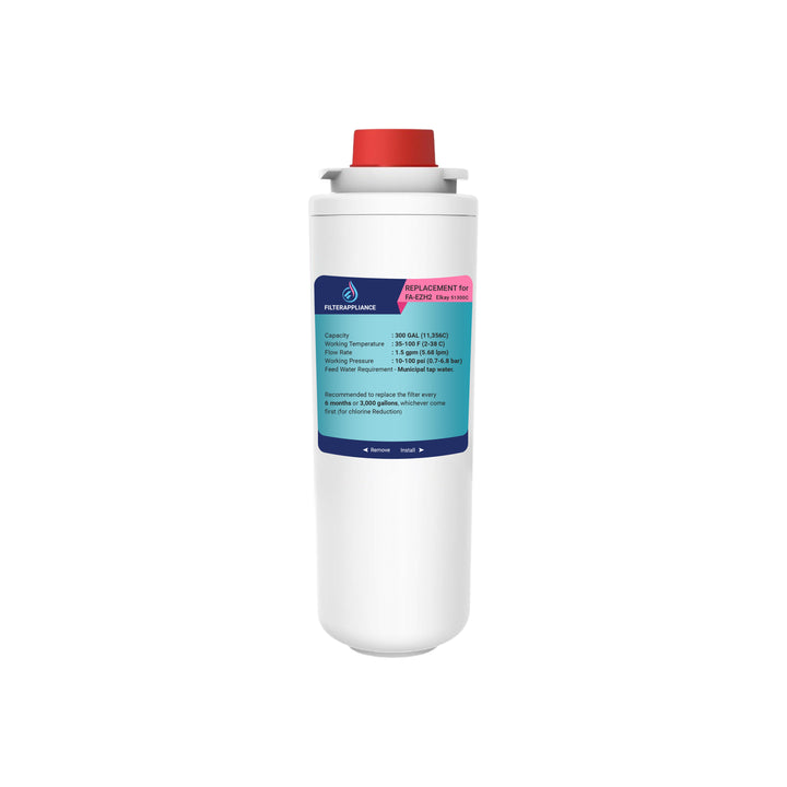 Filterappliance WaterSentry Plus EZH2O Water Filter Replacement Compatible with Elkay 51300C Long