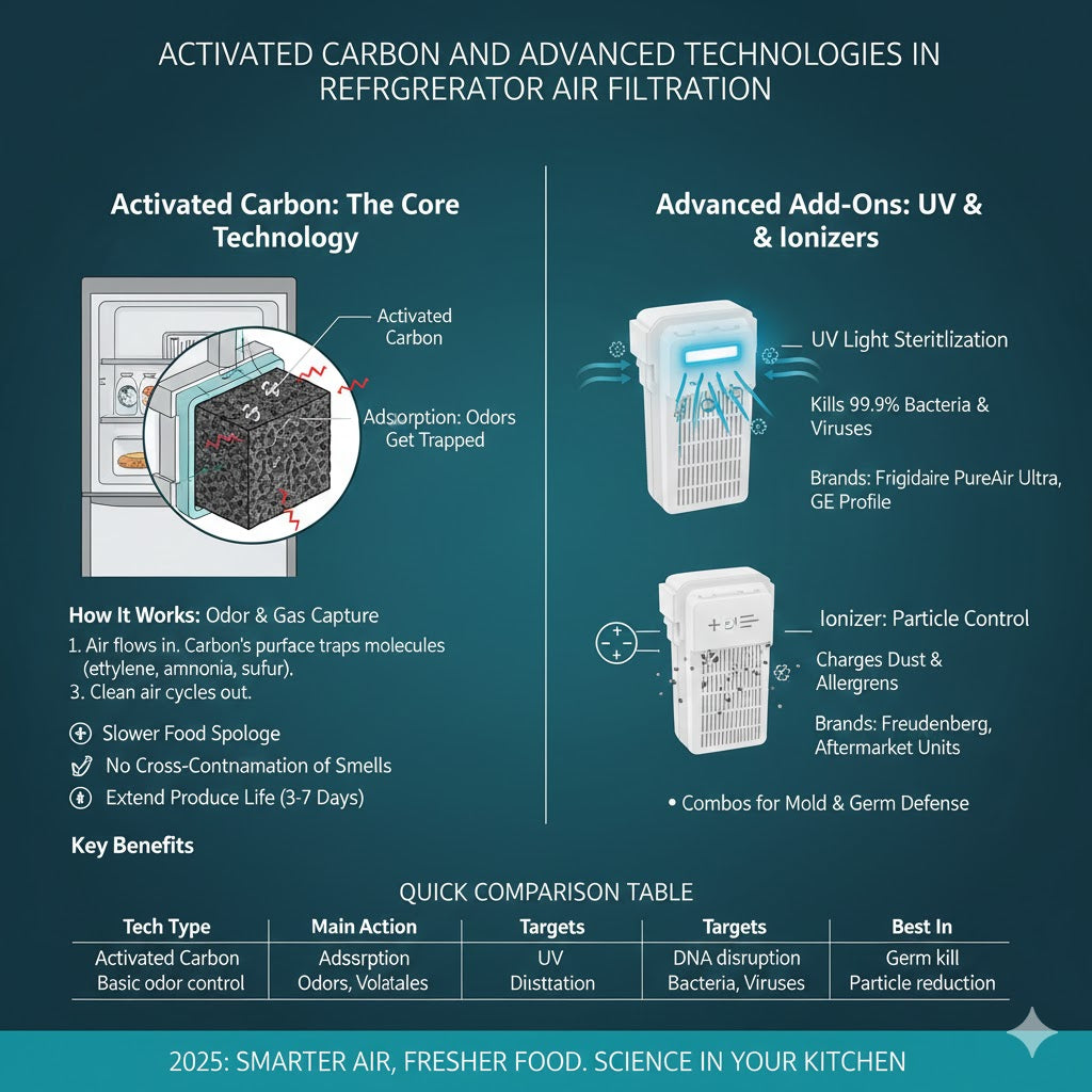 Activated Carbon and Advanced Technologies in Refrigerator Air Filtration