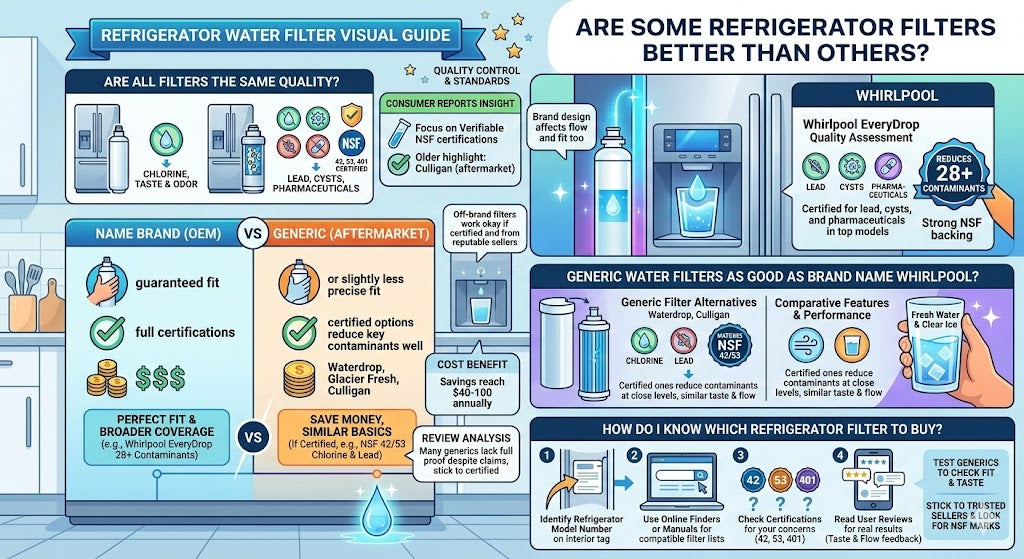 Are Some Refrigerator Filters Better Than Others