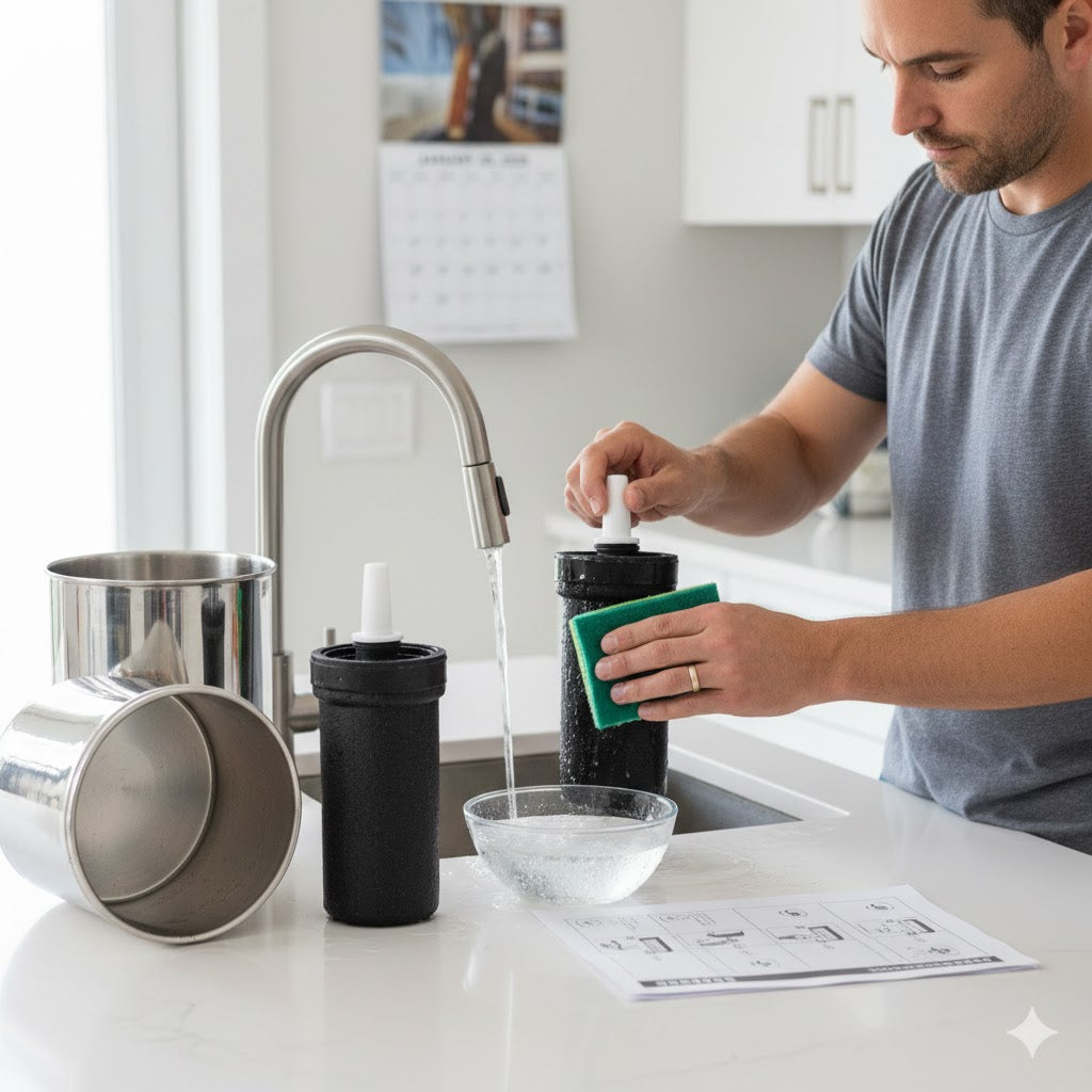 Berkey Element Cleaning and Priming for Optimal Performance