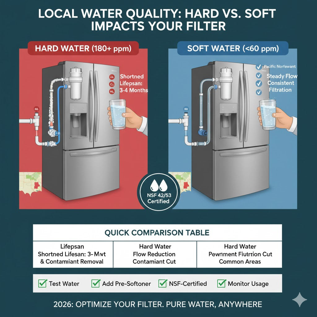 Does Your Local Water Wreck Your Fridge Filter