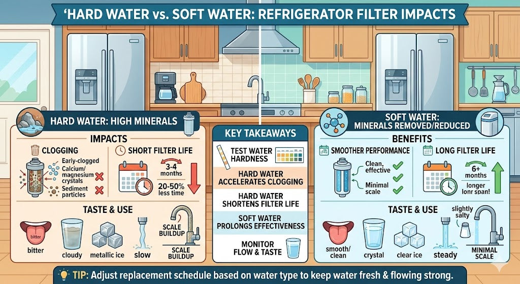 Effects on Fridge Filter Clogging and Performance