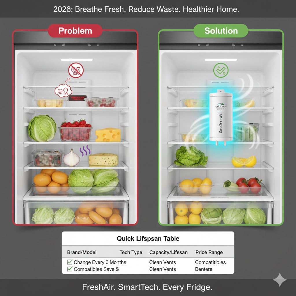 Ditch the Fridge Funk: How Air Filters Actually Help Food Last Longer and Kill Odors in 2026
