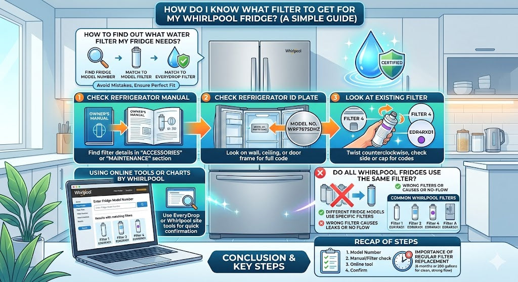 How Do I Know What Filter To Get For My Whirlpool Fridge