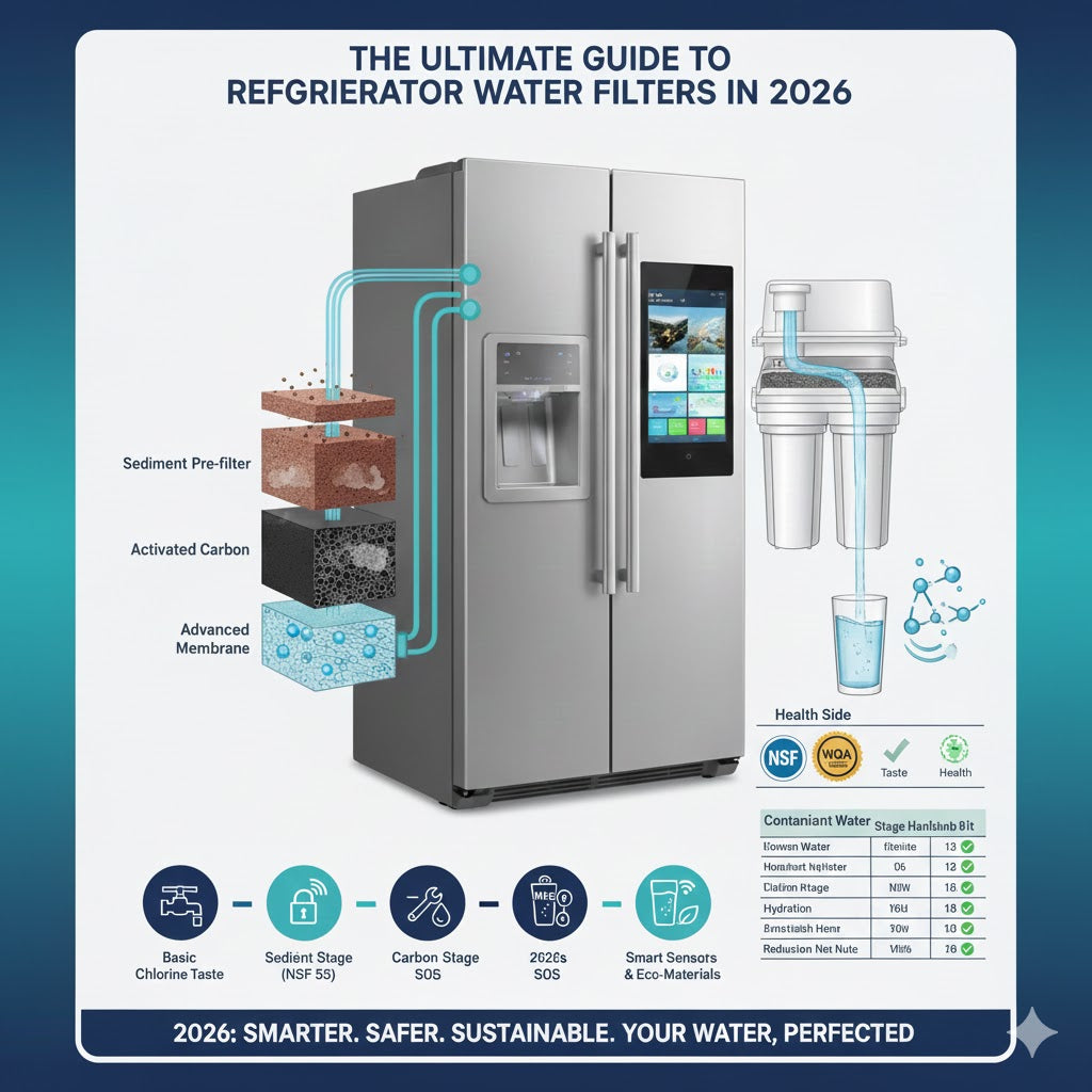 How Refrigerator Water Filters Work and Why They Matter