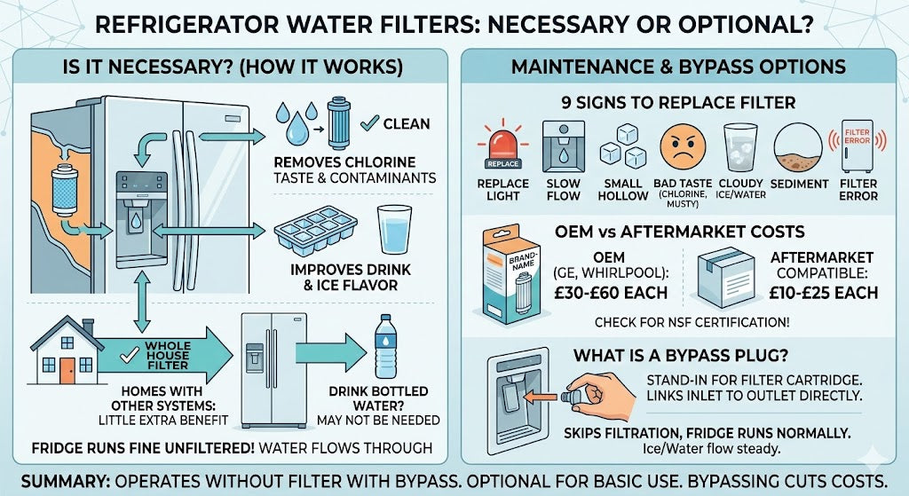 Is Refrigerator Water Filter Necessary? Does It Work?