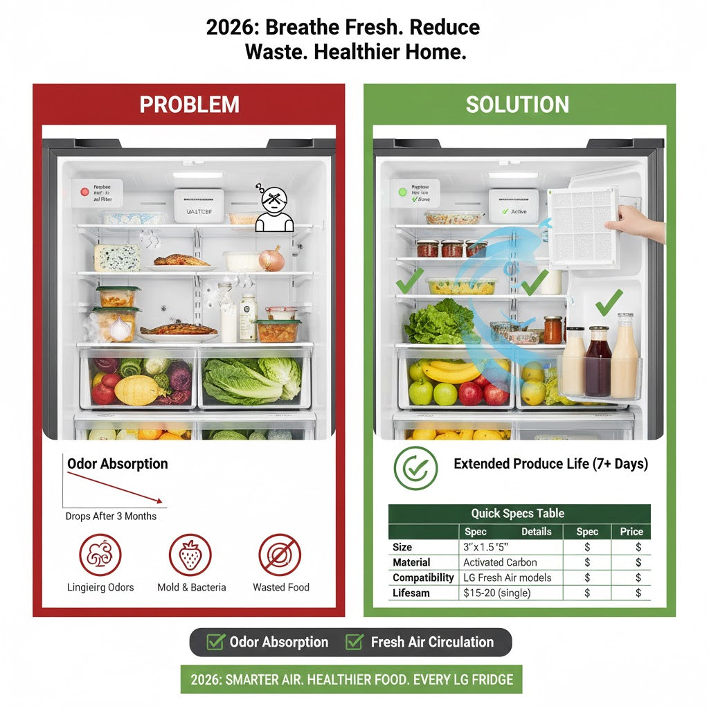 LG Refrigerator Air Filter Options for Fresh Air Models
