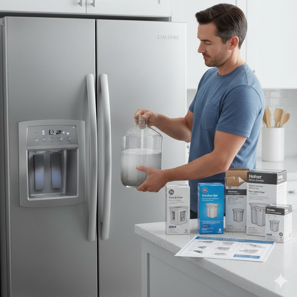 How to Prime and Flush New Refrigerator Water Filters