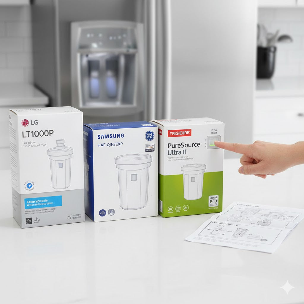Reset Water Filter Lights on LG, Samsung, GE & Frigidaire