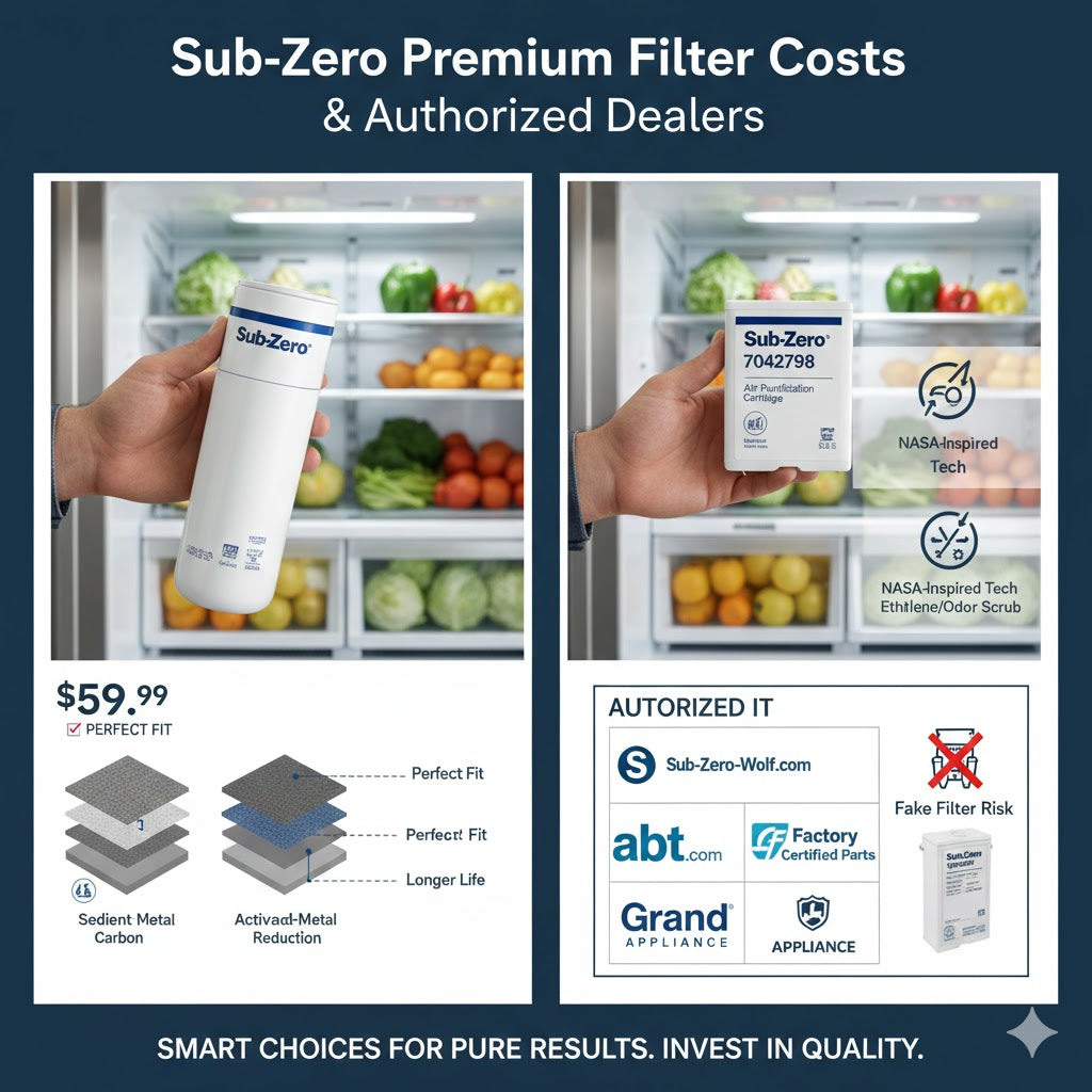 Genuine Sub-Zero Filters: Costs, Benefits & Buying Guide – Filter Appliance