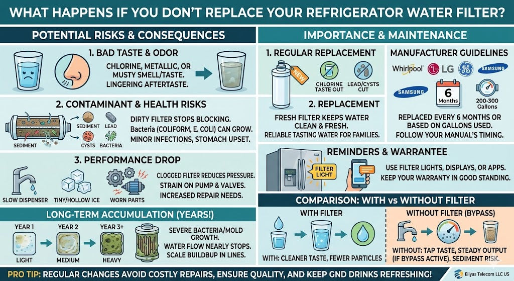 What Happens If You Don’t Replace Your Refrigerator Water Filter?