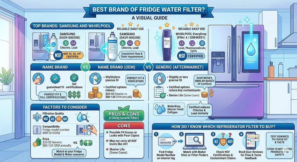 What Is The Best Brand Of Fridge Water Filter