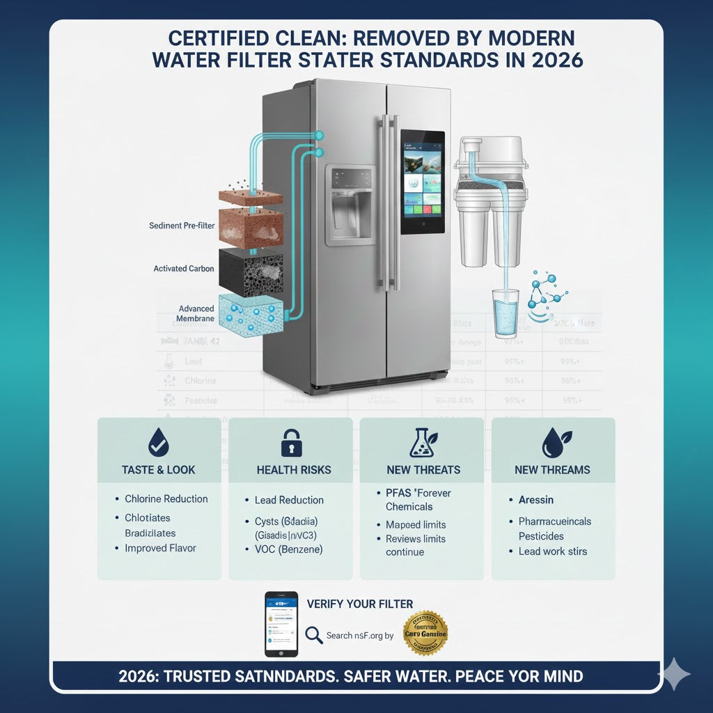 NSF/ANSI Certifications Explained: What to Look for in Refrigerator Water Filters