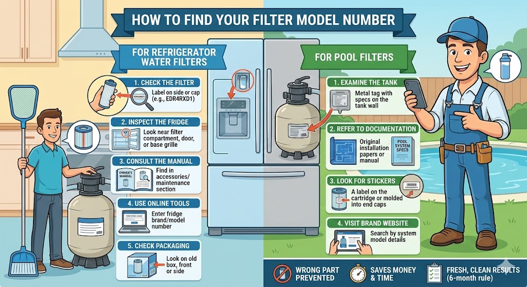 Where Do I Find My Refrigerator Water Filter Model Number