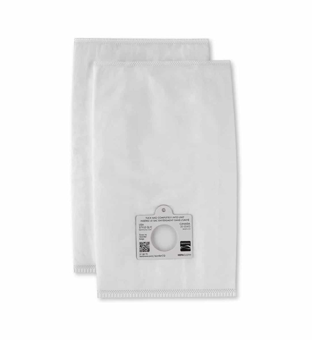 Kenmore 53291 Q/C HEPA Vacuum Bags For Canister Vacuums, 2 Pack