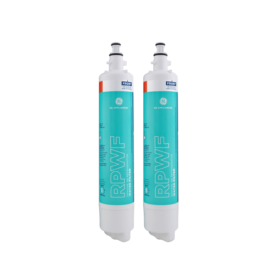 GE RPWF Refrigerator Water Filter, Replacement Filter (No Chip)
