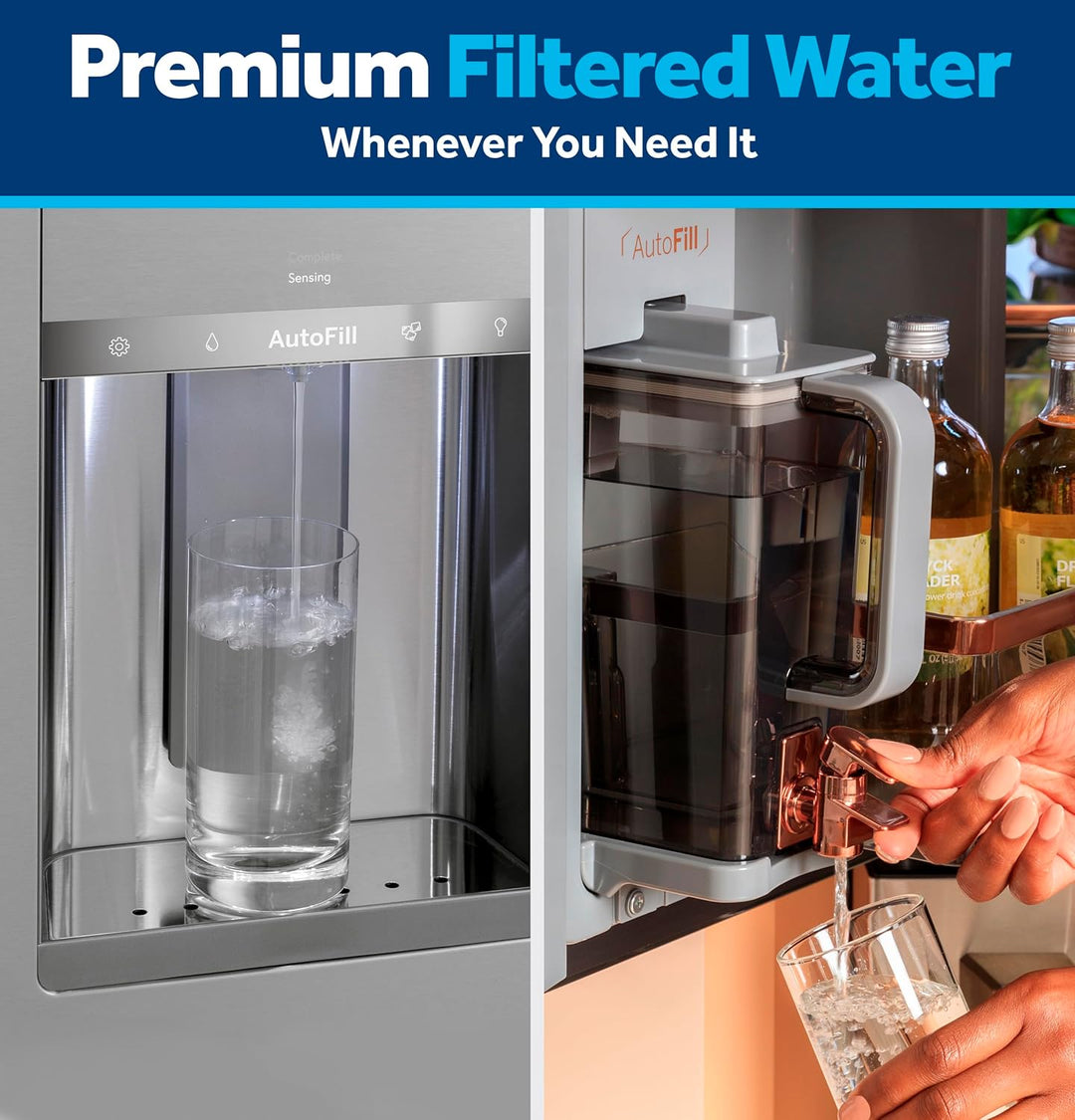 GE XWFE Refrigerator Water Filter, OEM Replacement Filter With RFID Chip