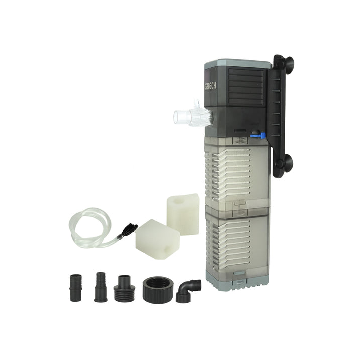 3-in-1 Aquarium Filter – Oxygenation, Filtration & Water Pump for Clear, Healthy Aquariums