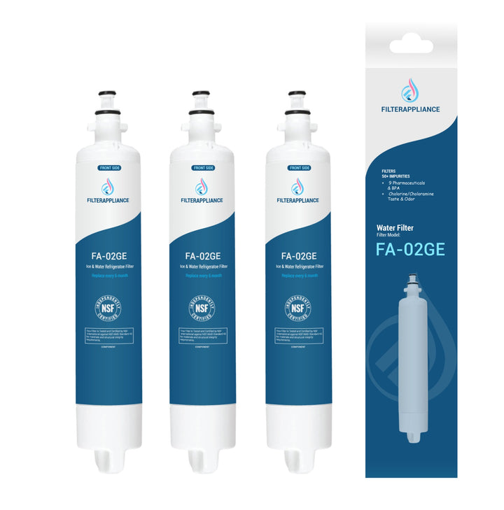 Filterappliance FA-02GE Replacement for GE RPWFE, RPWF Refrigerator Water Filter (No Chip)