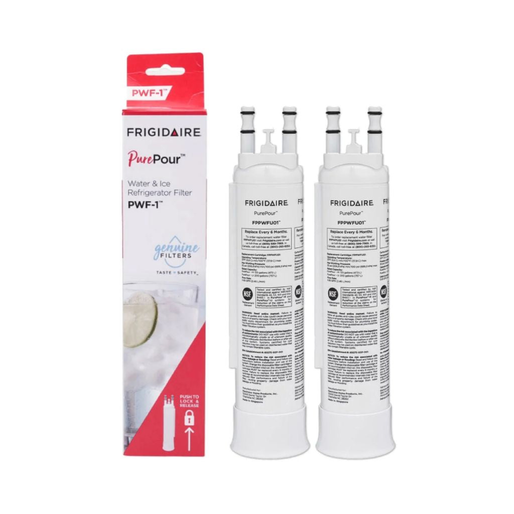 Frigidaire FPPWFU01 PurePure PWF-1 Refrigerator Water Filter Replacement, White