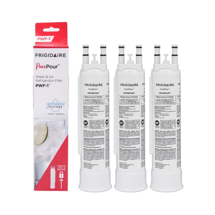 Frigidaire FPPWFU01 PurePure PWF-1 Refrigerator Water Filter Replacement, White