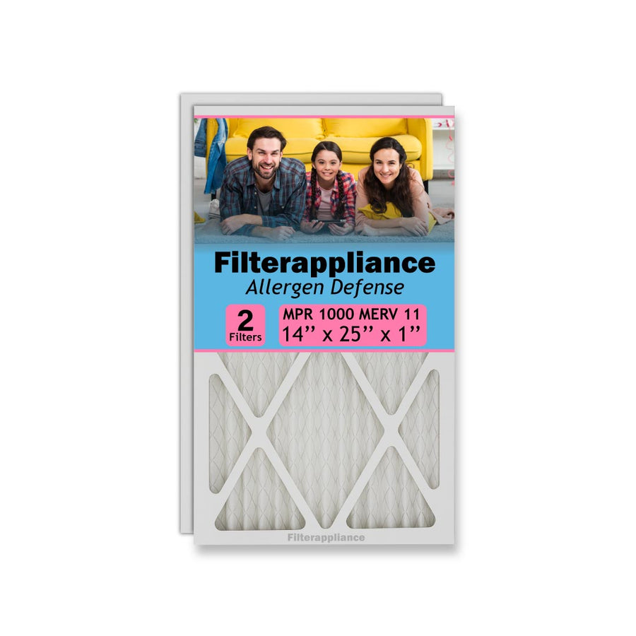 High-performance Filtrete Micro Allergen Defense air filter capturing dust, pollen, pet dander, and smoke