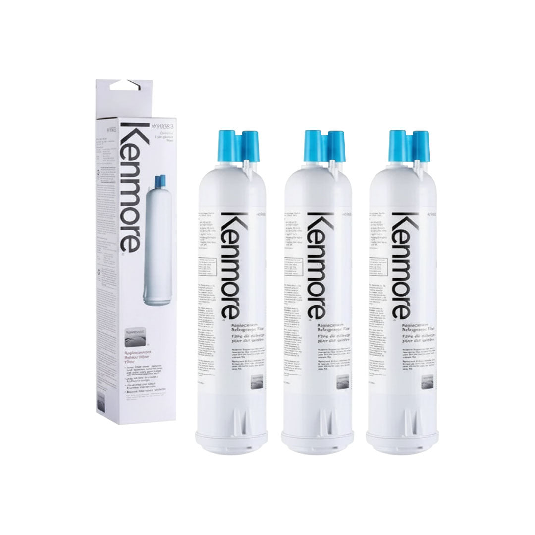 Kenmore 9083 refrigerator water filter 3 pack with box – replacement fridge filter set