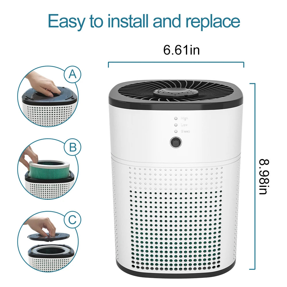 A1800 ture HEPA Replacement Filter And Carbon Cotton Filter for HY1800 and Pro Air Purifier