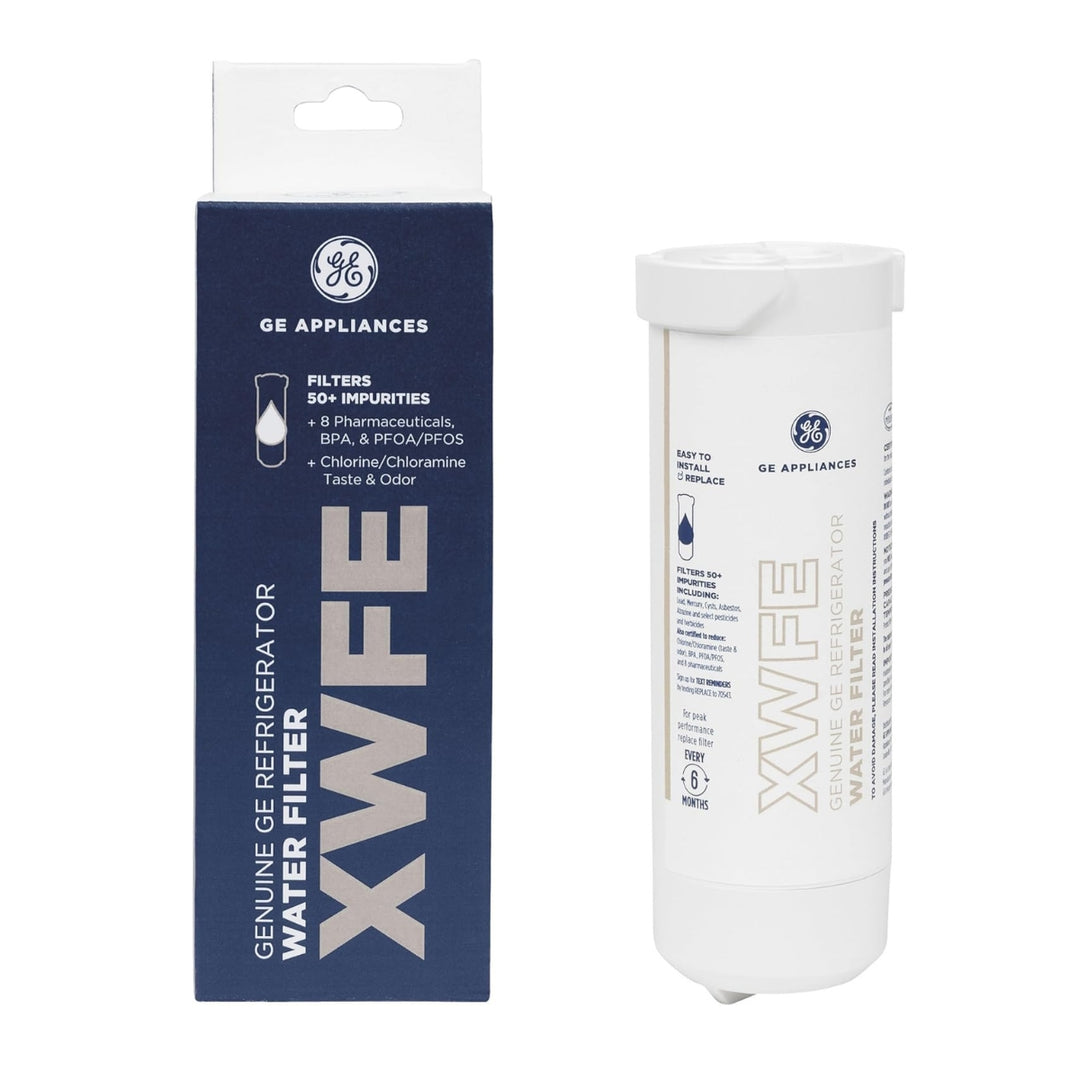 GE XWFE Refrigerator Water Filter, OEM Replacement Filter With RFID Chip
