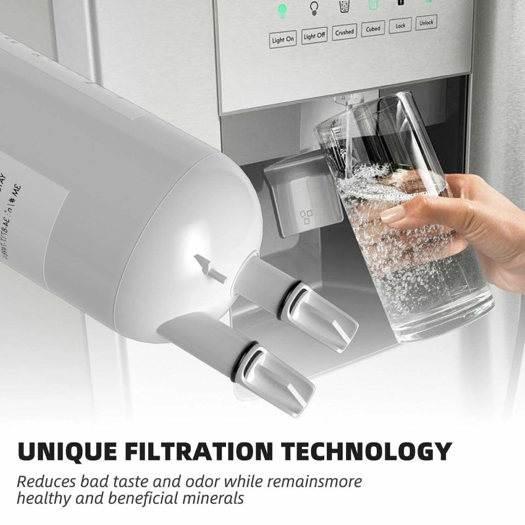 Kenmore 9083 refrigerator water filter showing unique filtration technology with fridge water dispenser