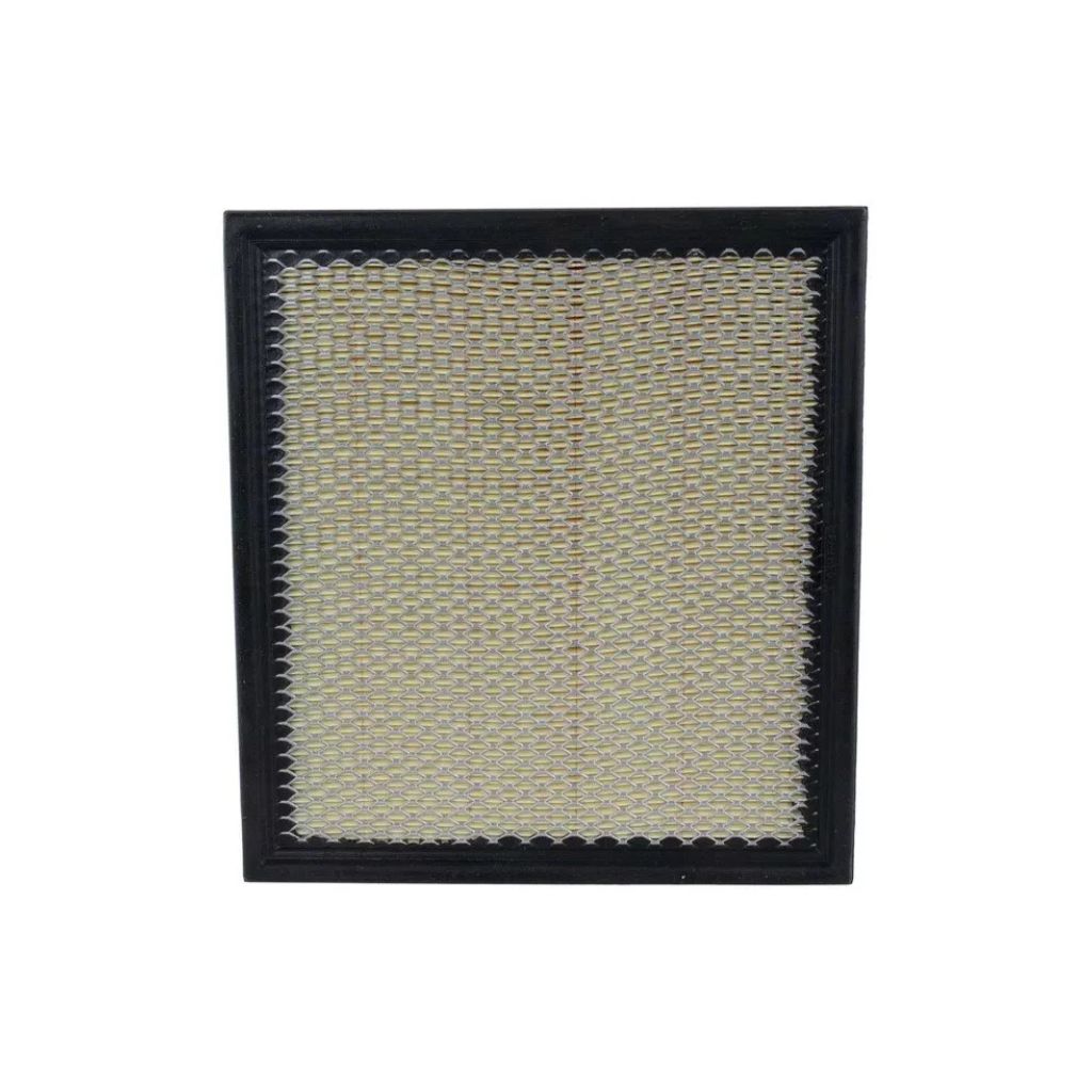 Motorcraft OEM air filter shown from the front with protective mesh surface