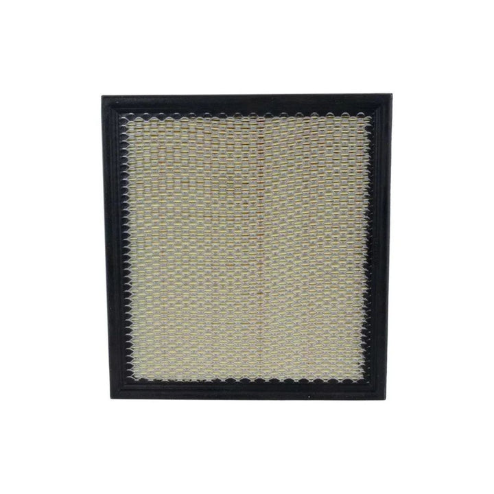 Motorcraft OEM air filter shown from the front with protective mesh surface