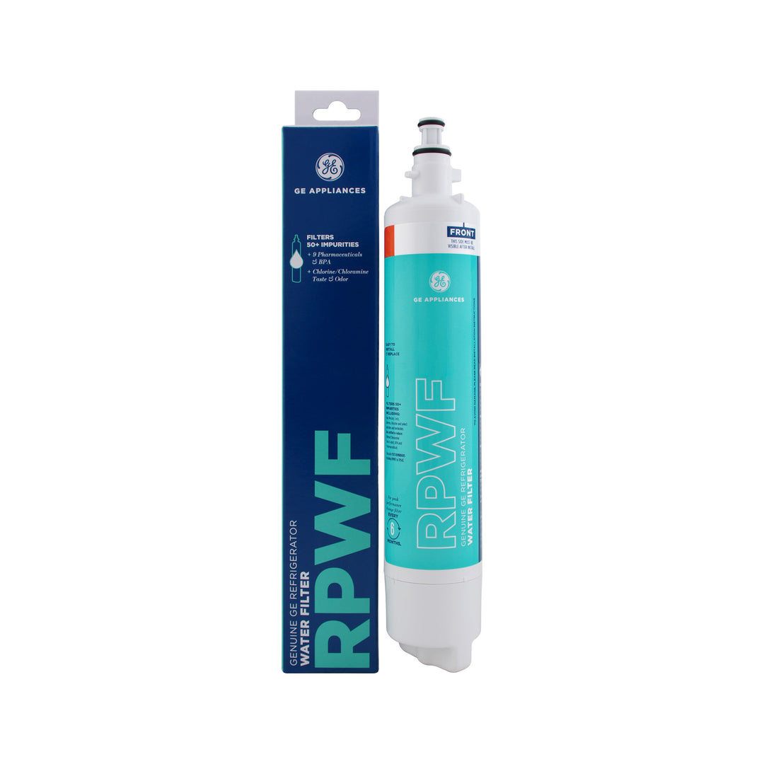GE RPWF Refrigerator Water Filter, Replacement Filter (No Chip)