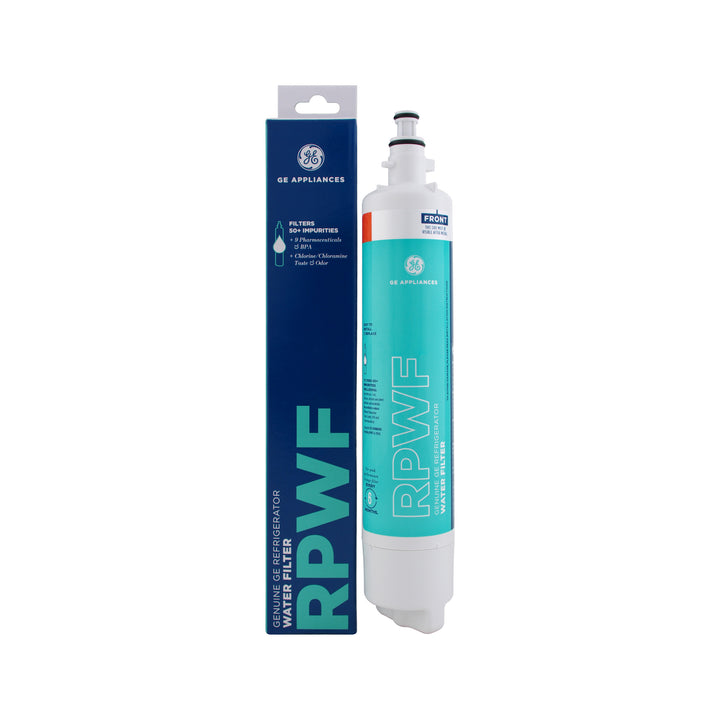 GE RPWF Refrigerator Water Filter, Replacement Filter (No Chip)