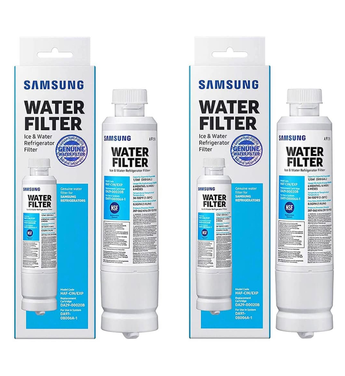 SAMSUNG Genuine HAF-CIN Refrigerator Water Filter