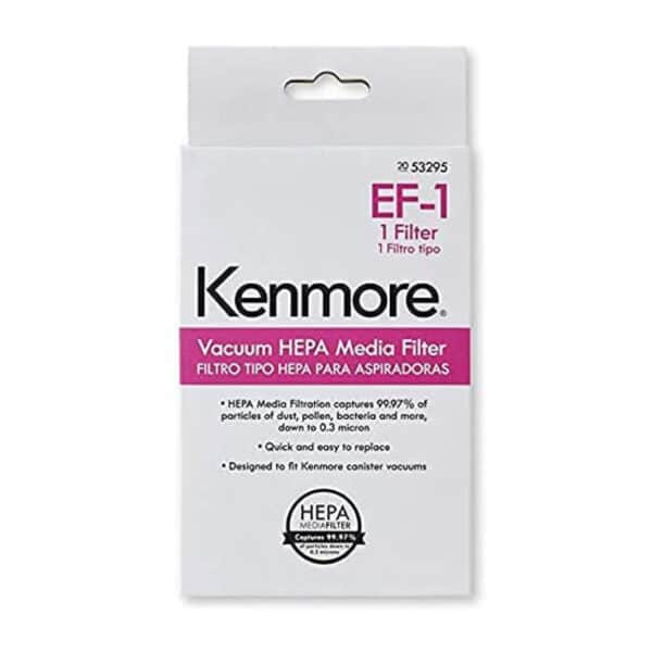 Kenmore 53295 EF-1 HEPA Air Filter for Upright and Canister Vacuums, 1 Count