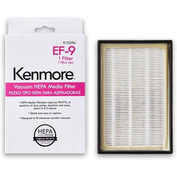 Kenmore 53295 EF-1 HEPA Air Filter For Upright And Canister Vacuums,1 Count